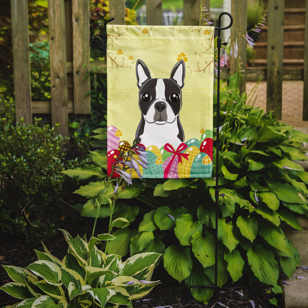 Boston Terrier Easter Egg Hunt Flag Garden Size BB1885GF  the-store.com.