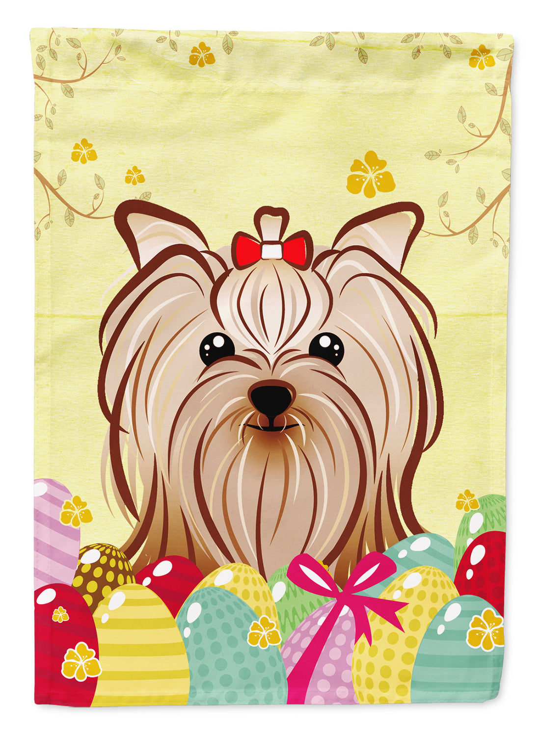 Yorkie Yorkshire Terrier Easter Egg Hunt Flag Garden Size BB1886GF  the-store.com.