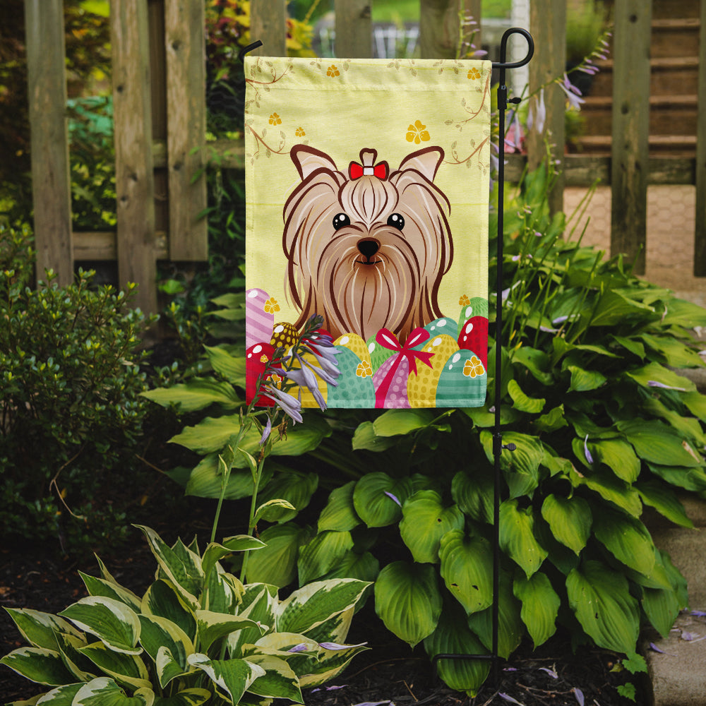 Yorkie Yorkshire Terrier Easter Egg Hunt Flag Garden Size BB1886GF  the-store.com.