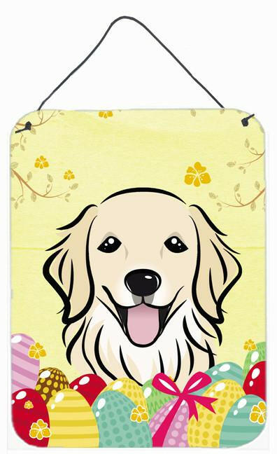 Golden Retriever Easter Egg Hunt Wall or Door Hanging Prints BB1887DS1216 by Caroline&#39;s Treasures