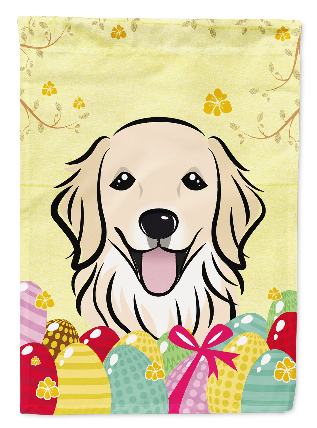 Golden Retriever Easter Egg Hunt Flag Garden Size BB1887GF  the-store.com.