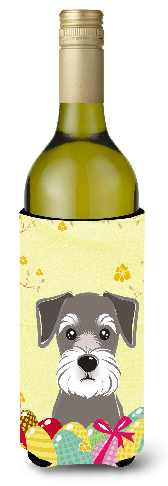 Schnauzer Easter Egg Hunt Wine Bottle Beverage Insulator Hugger BB1888LITERK by Caroline&#39;s Treasures