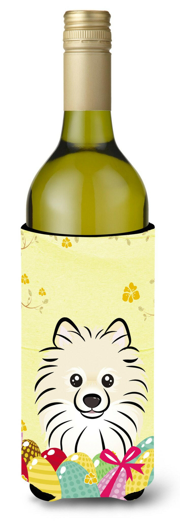 Pomeranian Easter Egg Hunt Wine Bottle Beverage Insulator Hugger BB1889LITERK by Caroline's Treasures