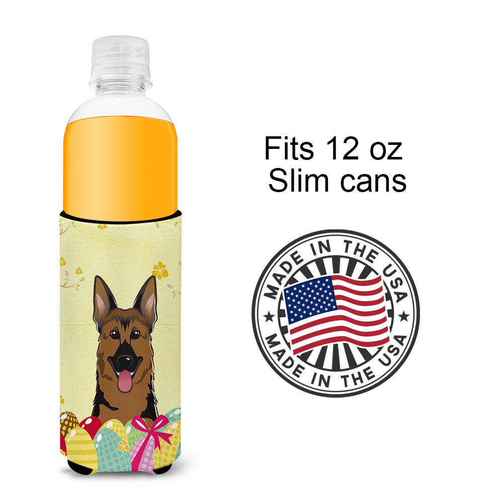 German Shepherd Easter Egg Hunt  Ultra Beverage Insulator for slim cans BB1893MUK  the-store.com.