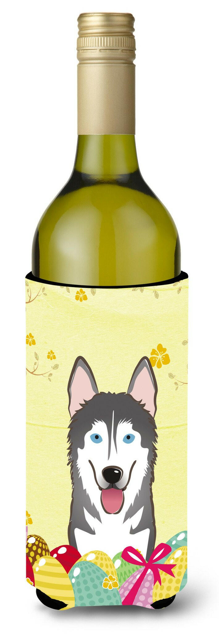 Alaskan Malamute Easter Egg Hunt Wine Bottle Beverage Insulator Hugger BB1900LITERK by Caroline's Treasures