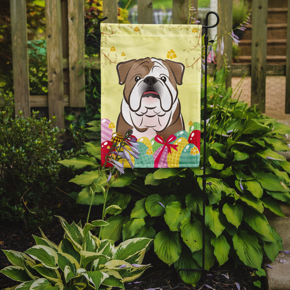 English Bulldog  Easter Egg Hunt Flag Garden Size BB1901GF  the-store.com.