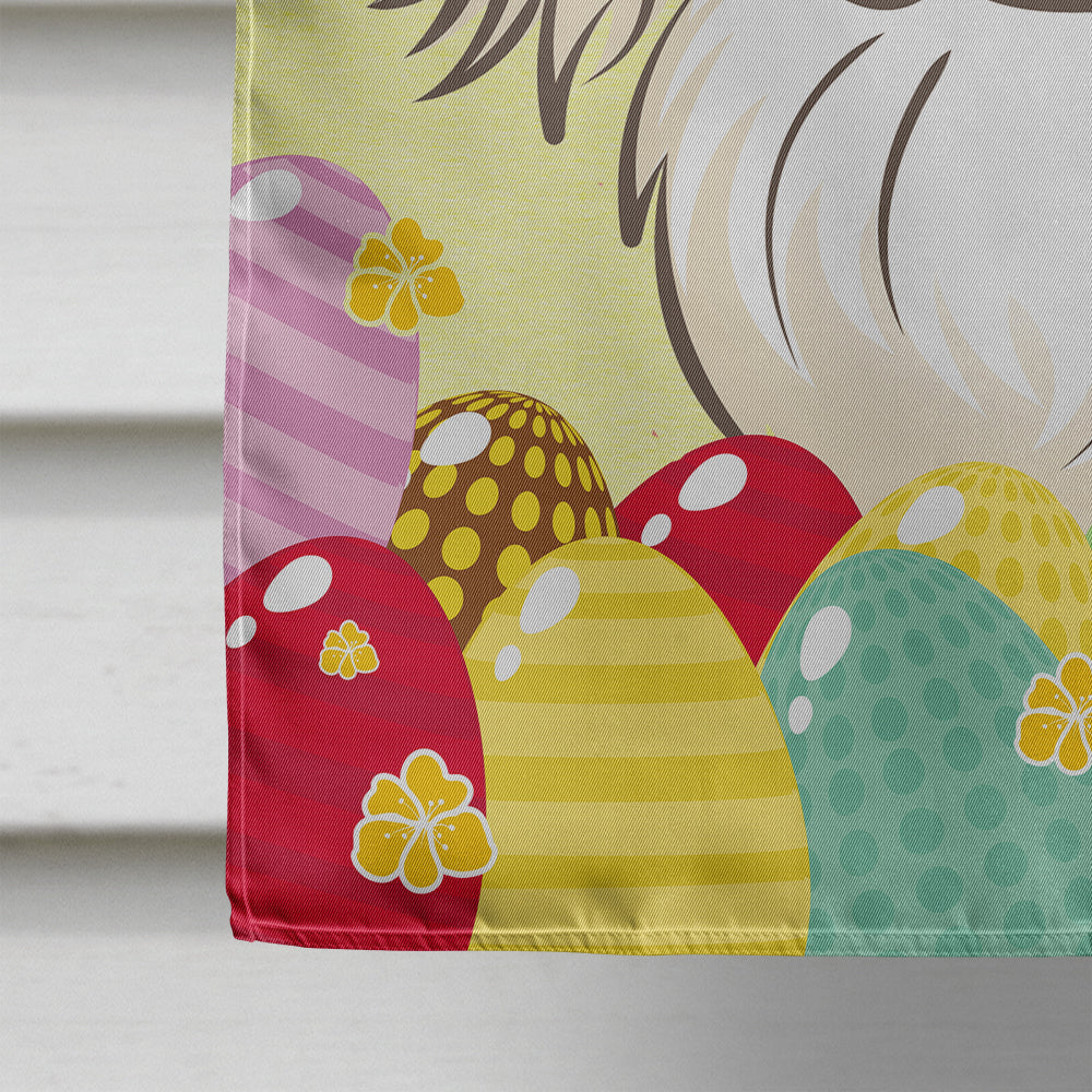 Pekingese Easter Egg Hunt Flag Canvas House Size BB1903CHF  the-store.com.