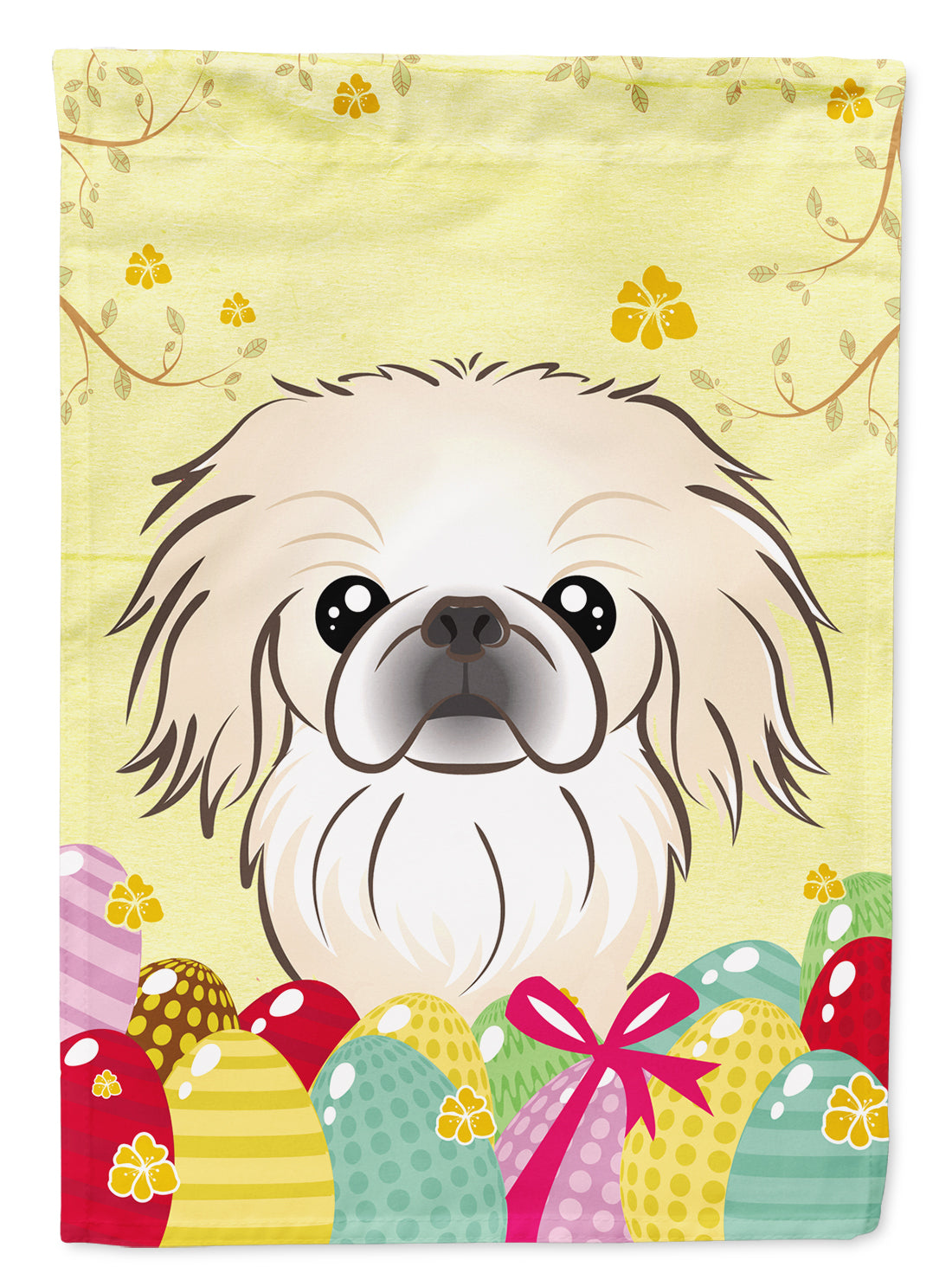 Pekingese Easter Egg Hunt Flag Garden Size BB1903GF  the-store.com.