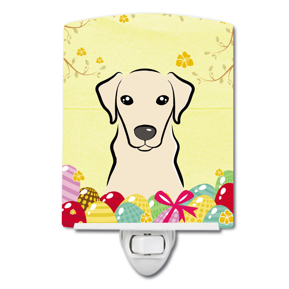 Yellow Labrador Easter Egg Hunt Ceramic Night Light BB1904CNL - the-store.com