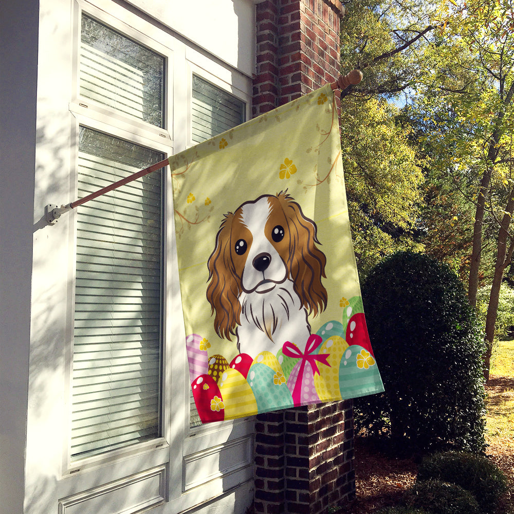 Cavalier Spaniel Easter Egg Hunt Flag Canvas House Size BB1906CHF  the-store.com.