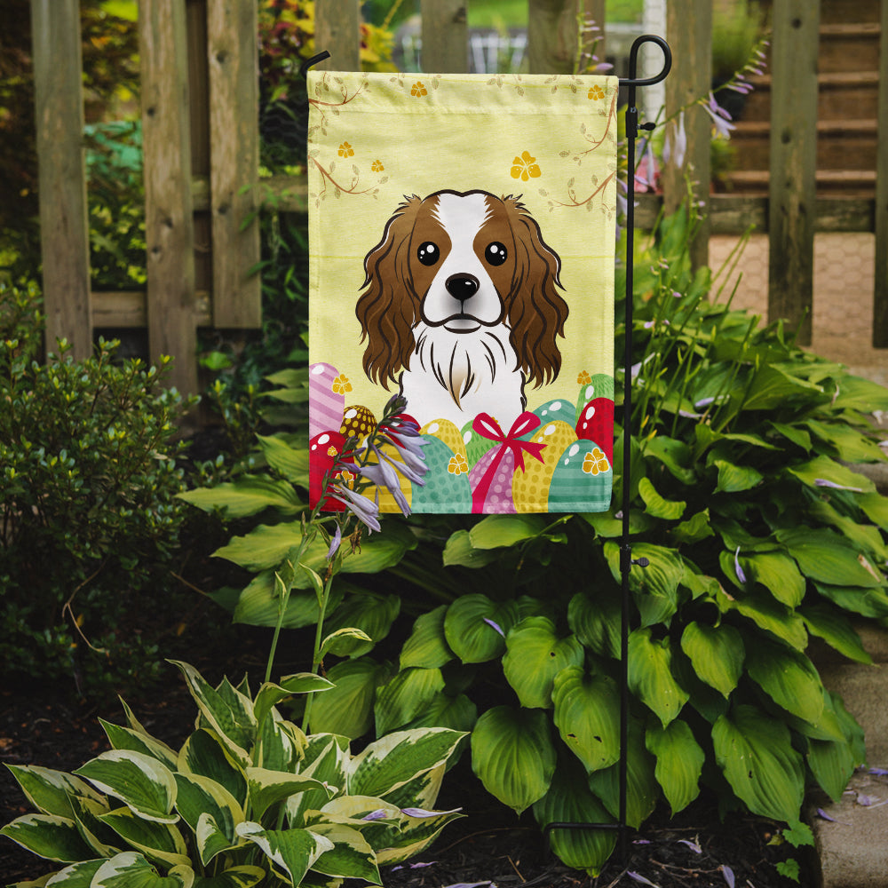 Cavalier Spaniel Easter Egg Hunt Flag Garden Size BB1906GF  the-store.com.