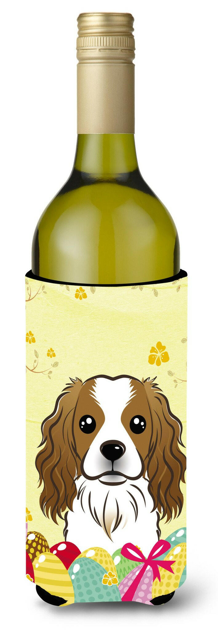 Cavalier Spaniel Easter Egg Hunt Wine Bottle Beverage Insulator Hugger BB1906LITERK by Caroline's Treasures