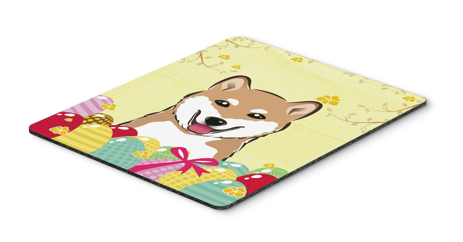 Shiba Inu Easter Egg Hunt Mouse Pad, Hot Pad or Trivet BB1907MP by Caroline's Treasures