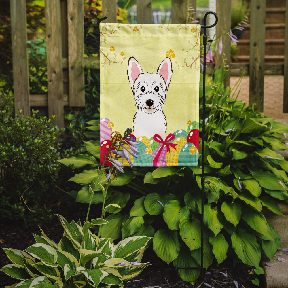 Westie Easter Egg Hunt Flag Garden Size BB1908GF  the-store.com.