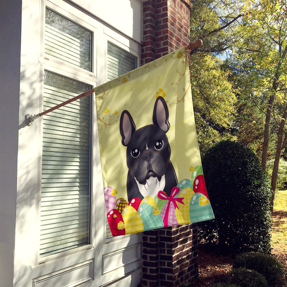 French Bulldog Easter Egg Hunt Flag Canvas House Size BB1909CHF  the-store.com.
