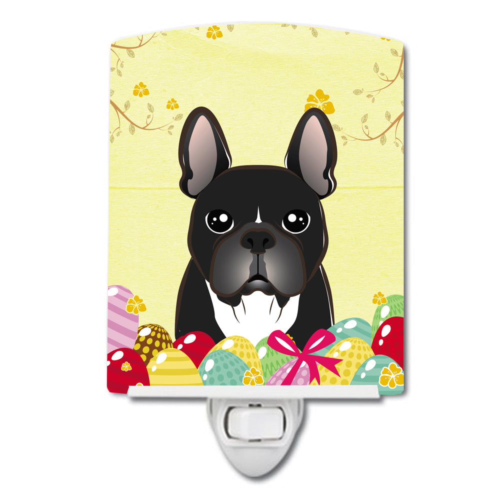 French Bulldog Easter Egg Hunt Ceramic Night Light BB1909CNL - the-store.com