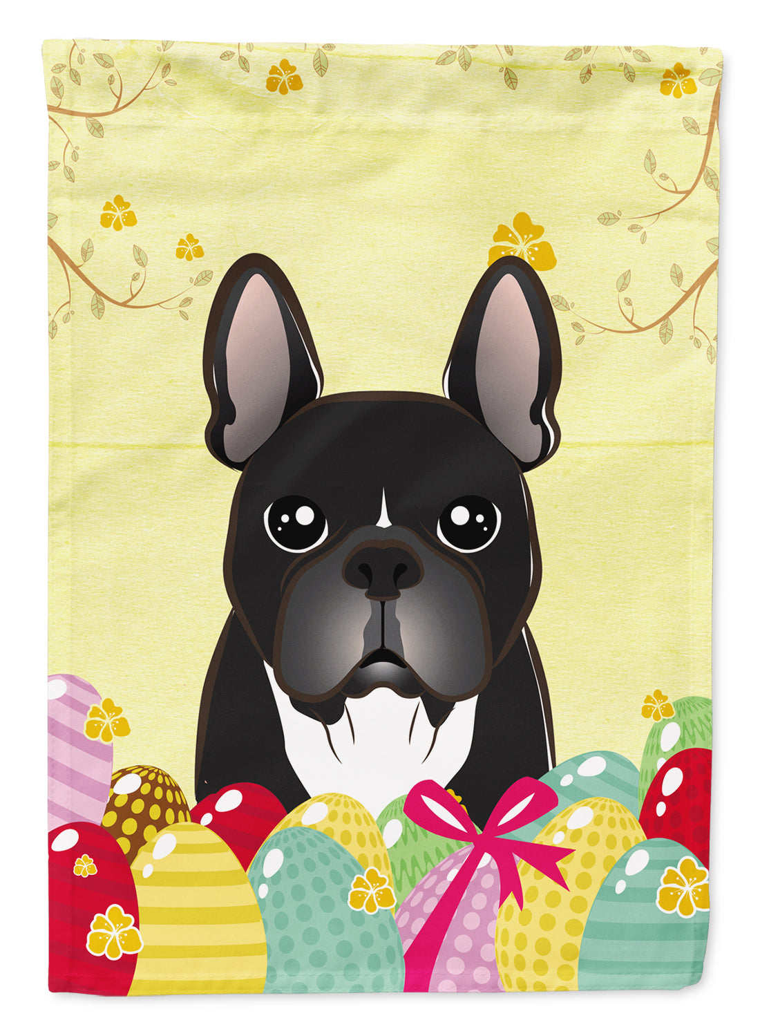 French Bulldog Easter Egg Hunt Flag Garden Size BB1909GF  the-store.com.