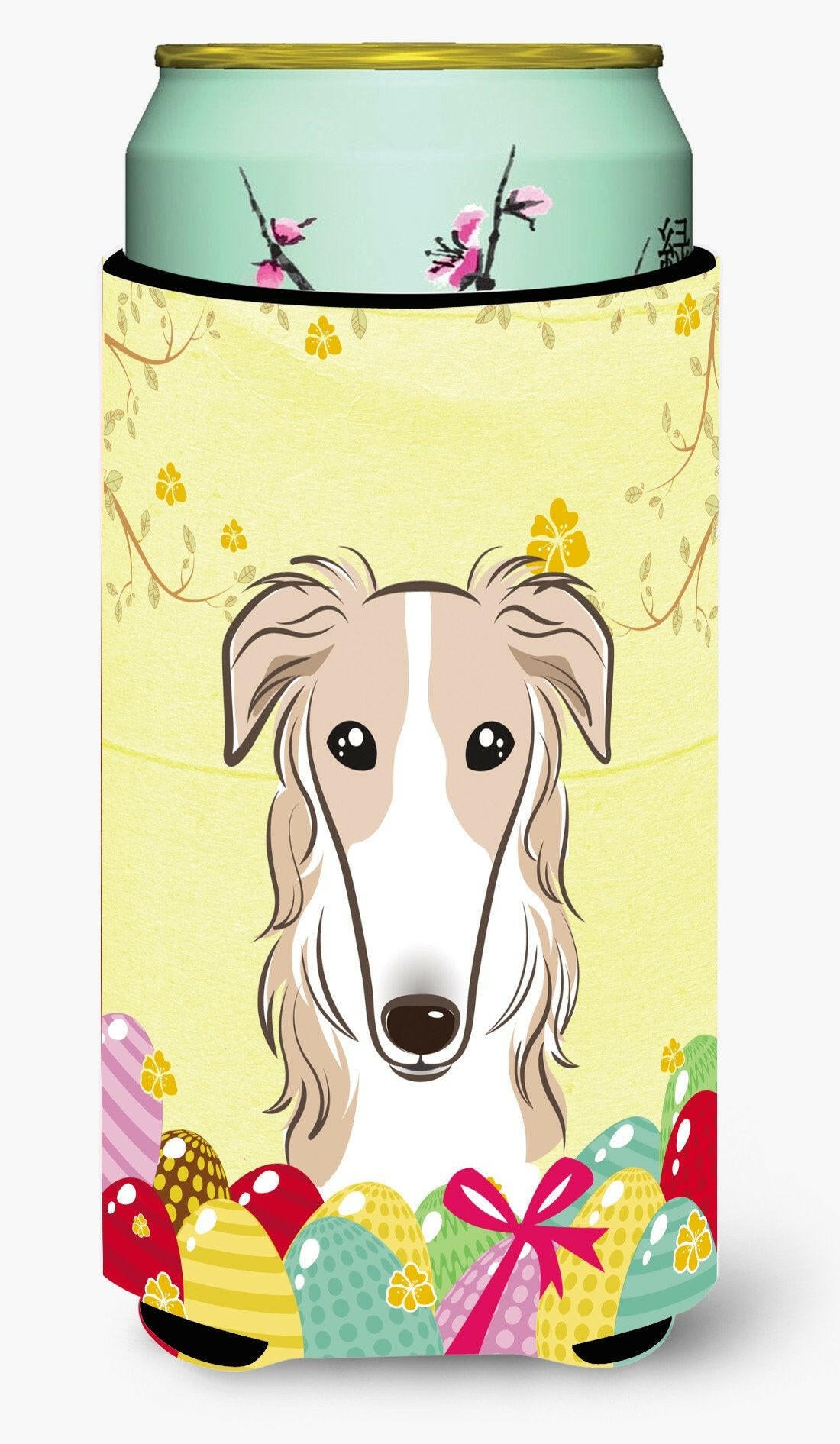 Borzoi Easter Egg Hunt Tall Boy Beverage Insulator Hugger BB1910TBC by Caroline&#39;s Treasures