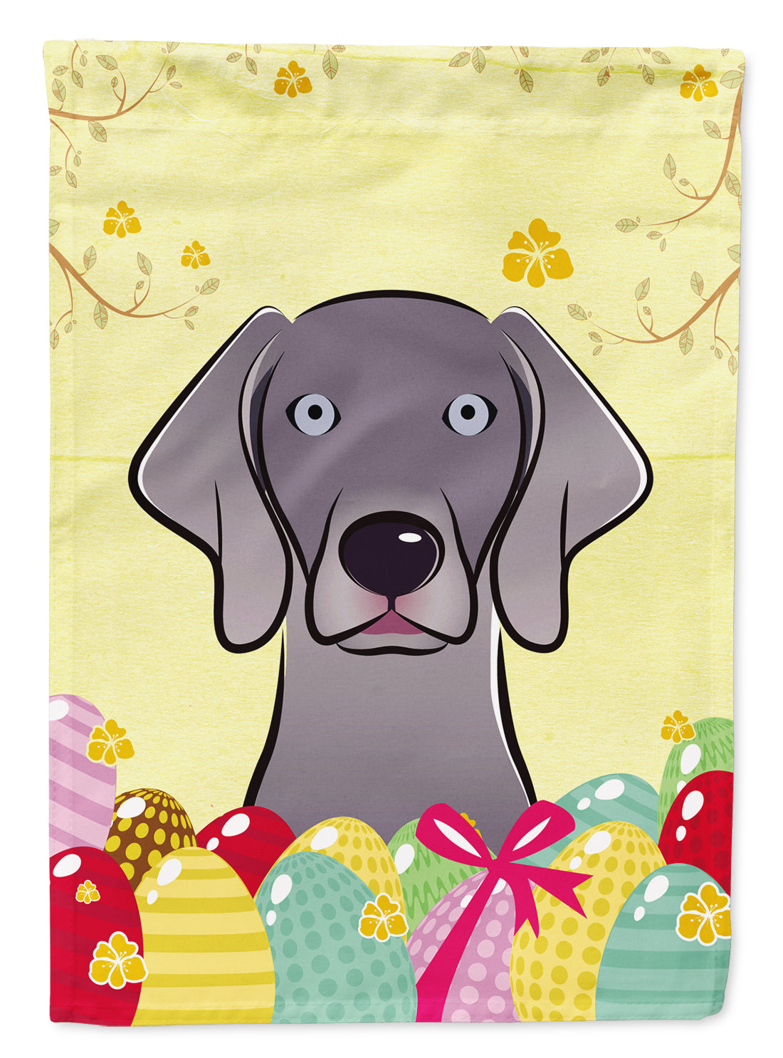 Weimaraner Easter Egg Hunt Flag Garden Size BB1913GF  the-store.com.