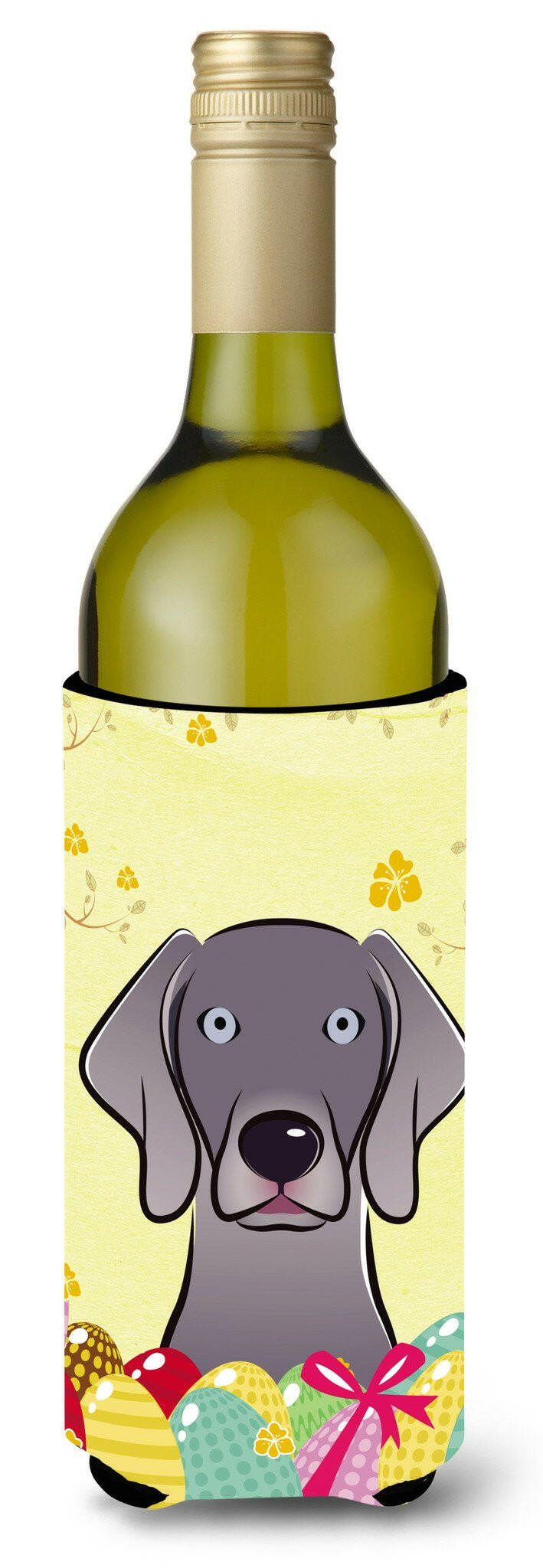 Weimaraner Easter Egg Hunt Wine Bottle Beverage Insulator Hugger BB1913LITERK by Caroline's Treasures