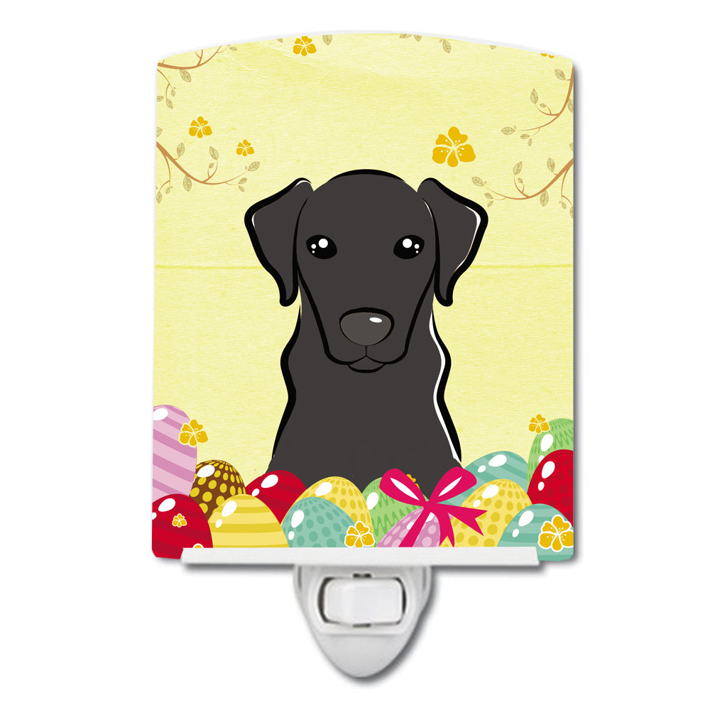 Black Labrador Easter Egg Hunt Ceramic Night Light BB1917CNL - the-store.com