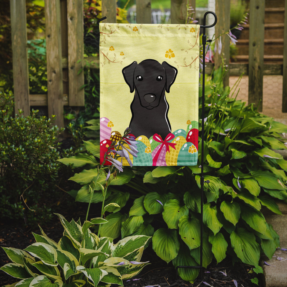 Black Labrador Easter Egg Hunt Flag Garden Size BB1917GF  the-store.com.