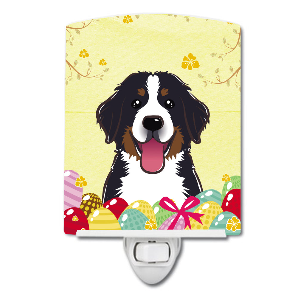 Bernese Mountain Dog Easter Egg Hunt Ceramic Night Light BB1919CNL - the-store.com