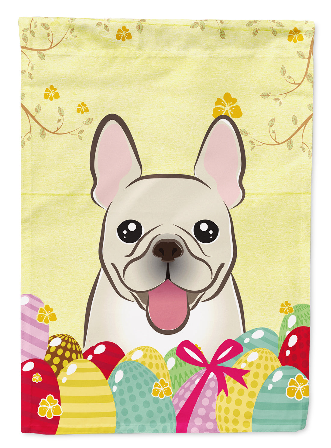 French Bulldog Easter Egg Hunt Flag Garden Size BB1920GF  the-store.com.