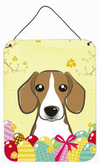 Beagle Easter Egg Hunt Wall or Door Hanging Prints BB1921DS1216 by Caroline&#39;s Treasures