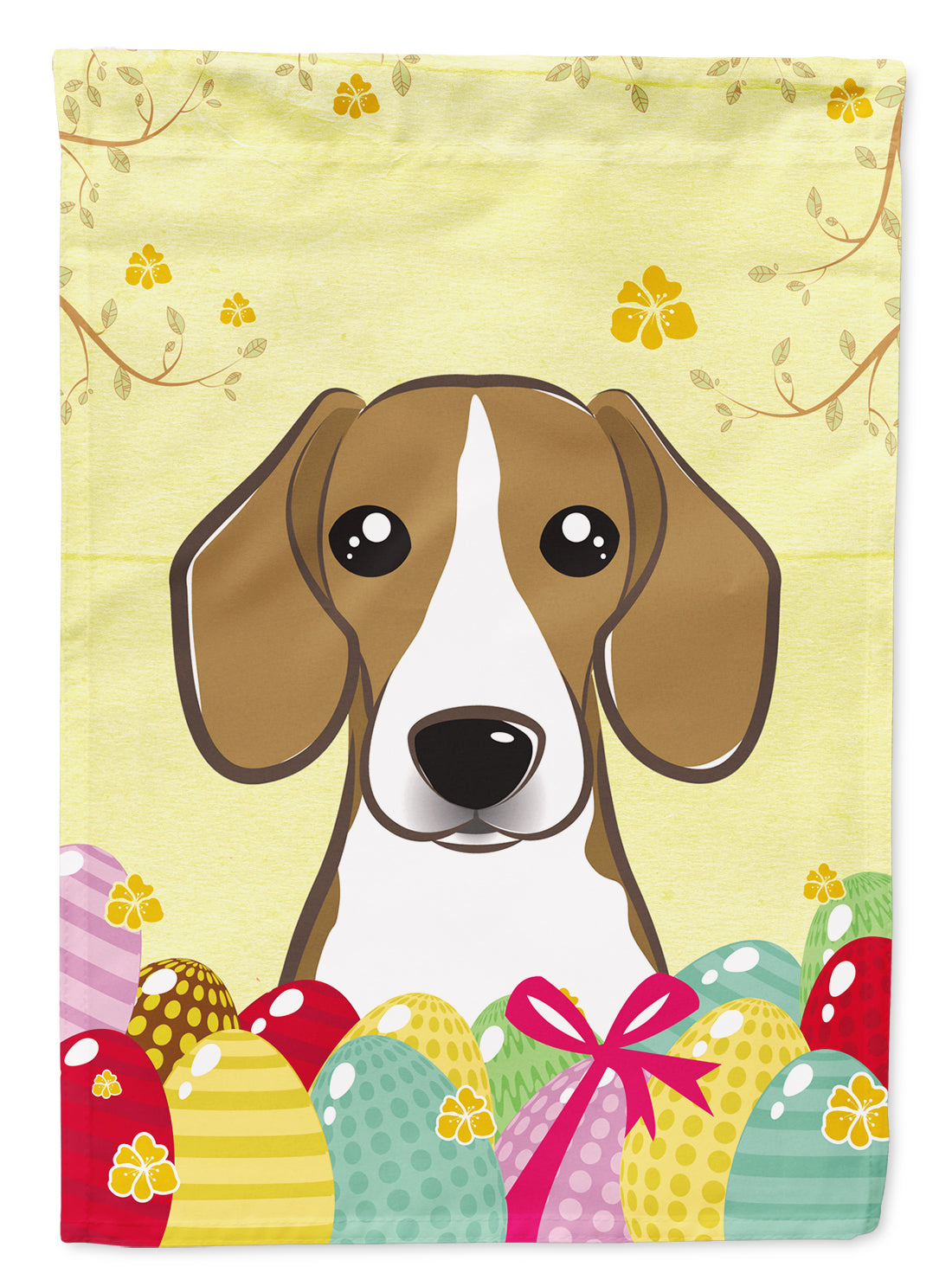 Beagle Easter Egg Hunt Flag Garden Size BB1921GF  the-store.com.