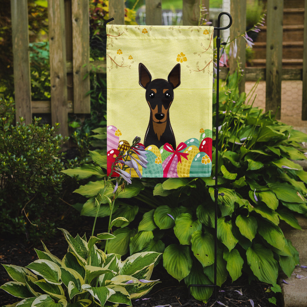 Min Pin Easter Egg Hunt Flag Garden Size BB1922GF  the-store.com.