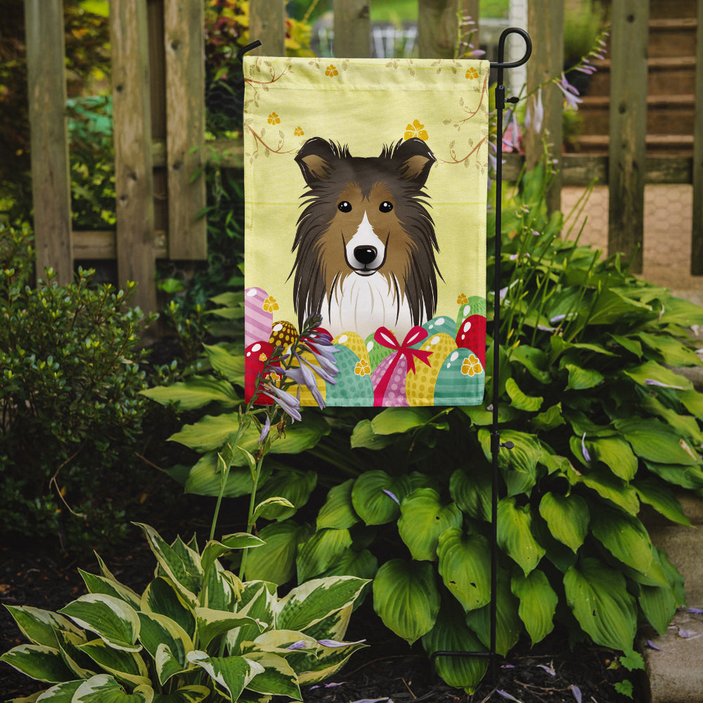 Sheltie Easter Egg Hunt Flag Garden Size BB1924GF  the-store.com.