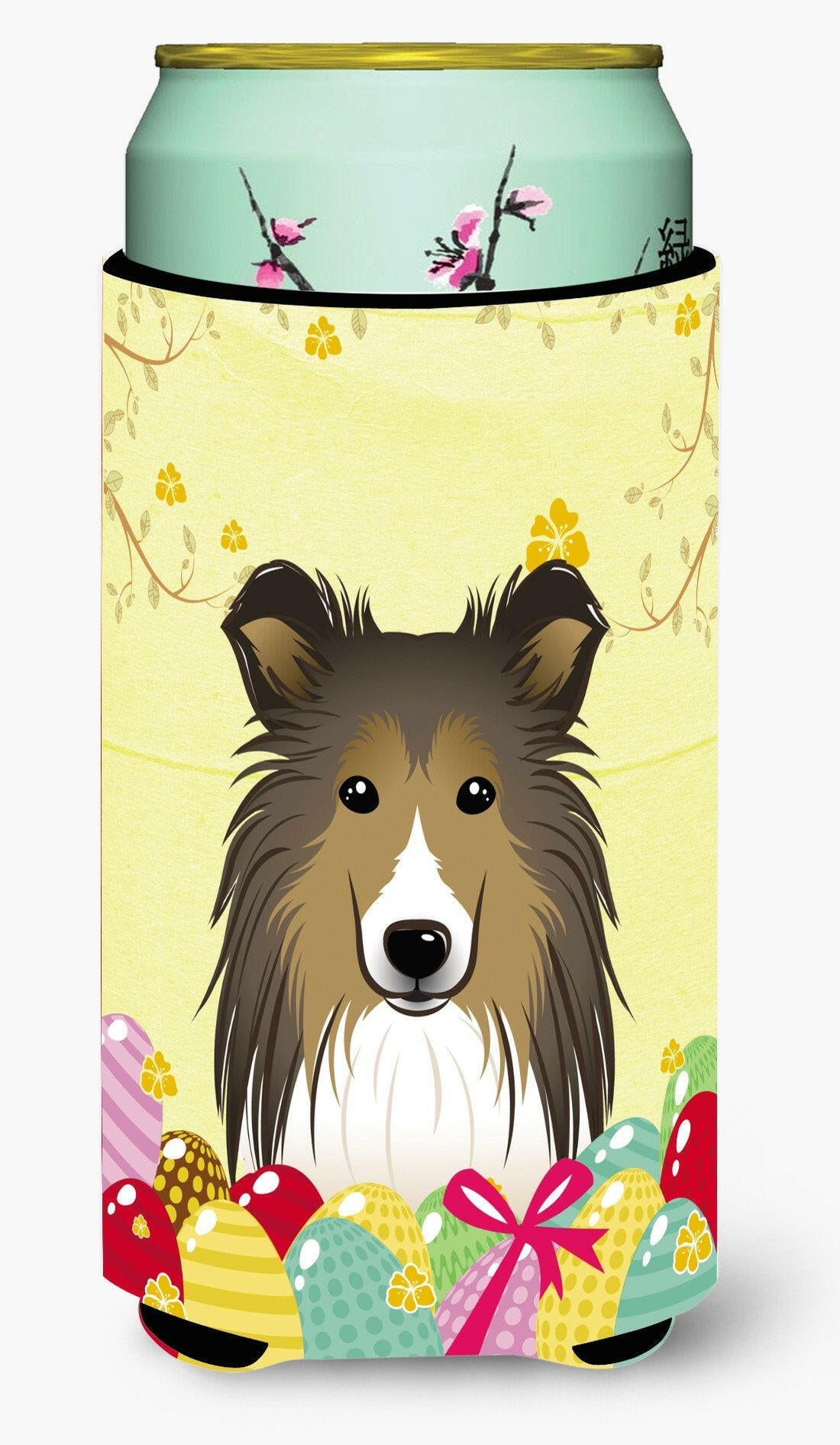 Sheltie Easter Egg Hunt Tall Boy Beverage Insulator Hugger BB1924TBC by Caroline's Treasures