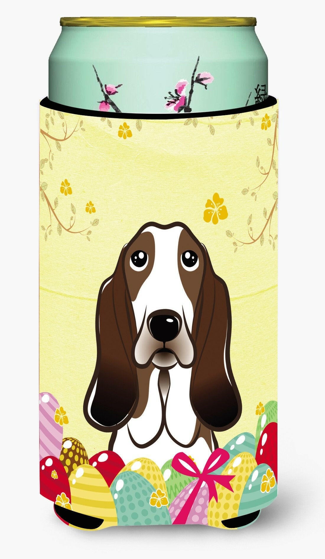 Basset Hound Easter Egg Hunt Tall Boy Beverage Insulator Hugger BB1925TBC by Caroline&#39;s Treasures