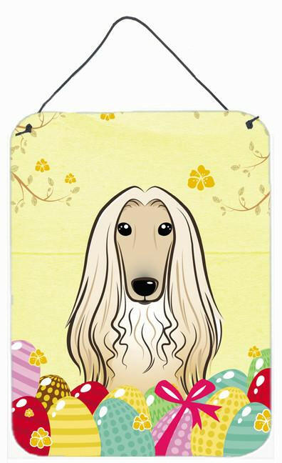 Afghan Hound Easter Egg Hunt Wall or Door Hanging Prints BB1926DS1216 by Caroline's Treasures