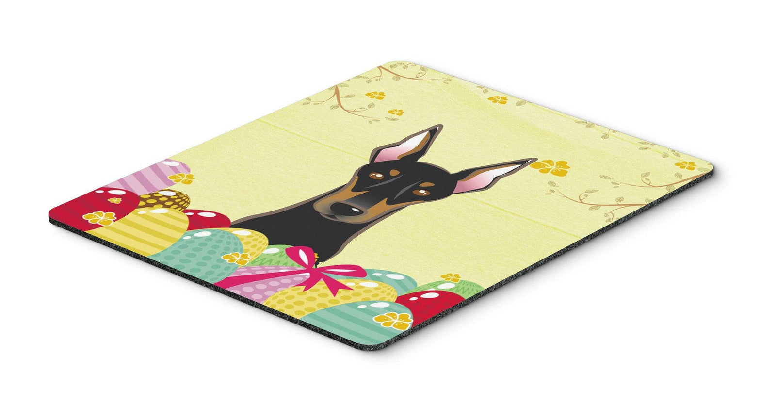 Doberman Easter Egg Hunt Mouse Pad, Hot Pad or Trivet BB1927MP by Caroline's Treasures