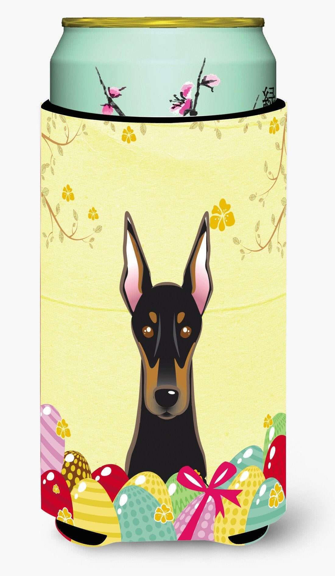 Doberman Easter Egg Hunt Tall Boy Beverage Insulator Hugger BB1927TBC by Caroline's Treasures