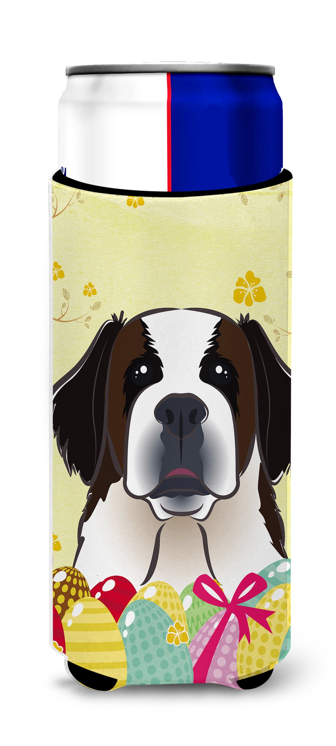 Saint Bernard Easter Egg Hunt  Ultra Beverage Insulator for slim cans BB1928MUK  the-store.com.