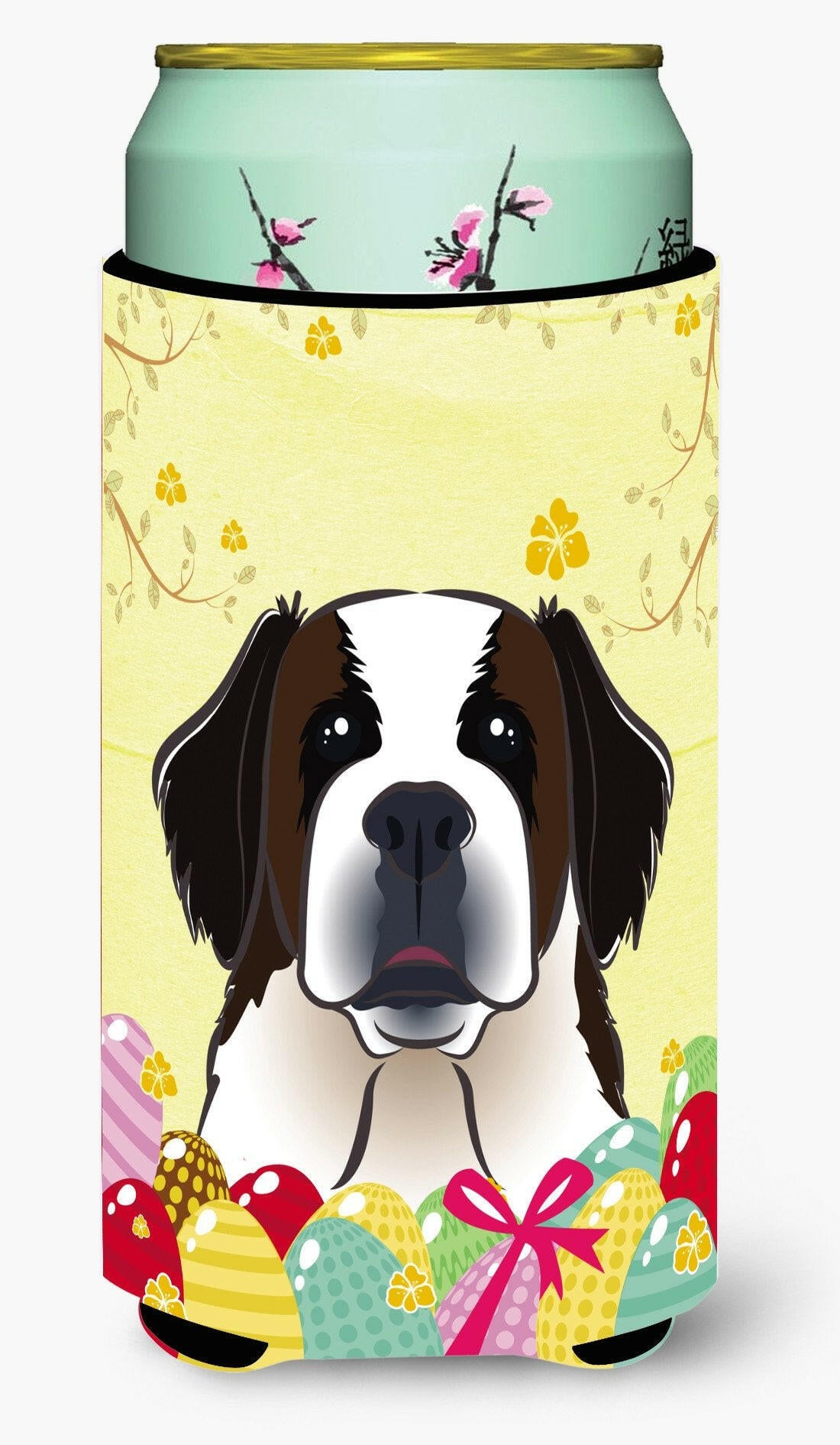 Saint Bernard Easter Egg Hunt Tall Boy Beverage Insulator Hugger BB1928TBC by Caroline's Treasures