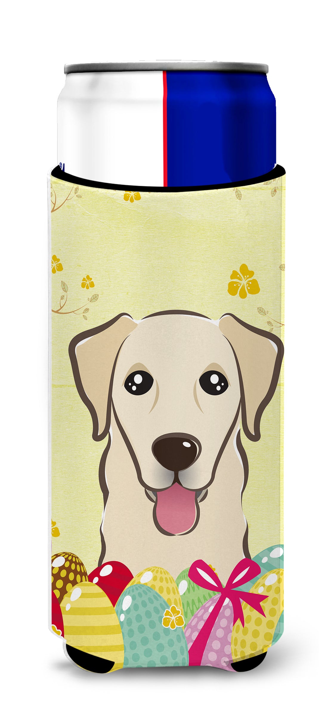 Golden Retriever Easter Egg Hunt  Ultra Beverage Insulator for slim cans BB1934MUK  the-store.com.