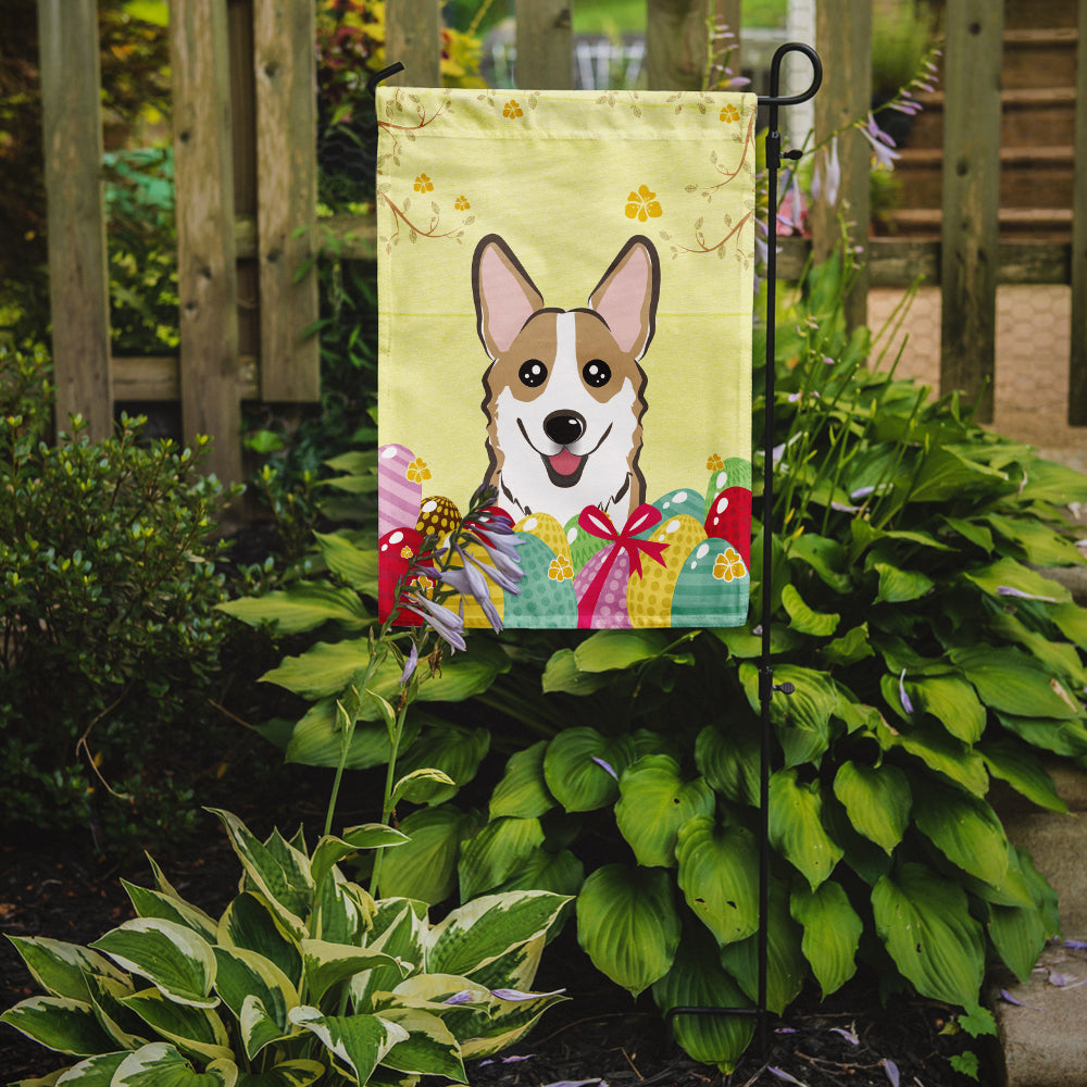 Sable Corgi Easter Egg Hunt Flag Garden Size BB1935GF  the-store.com.