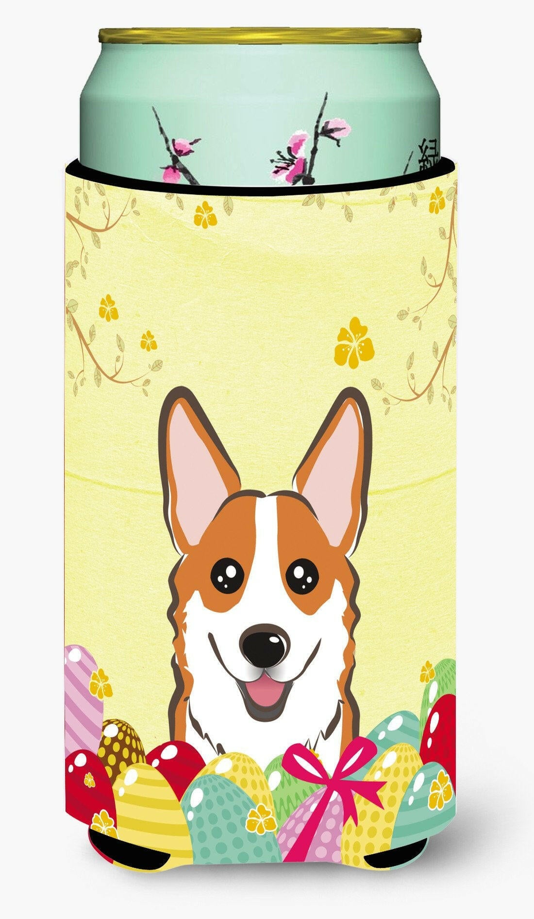 Red Corgi Easter Egg Hunt Tall Boy Beverage Insulator Hugger BB1936TBC by Caroline's Treasures