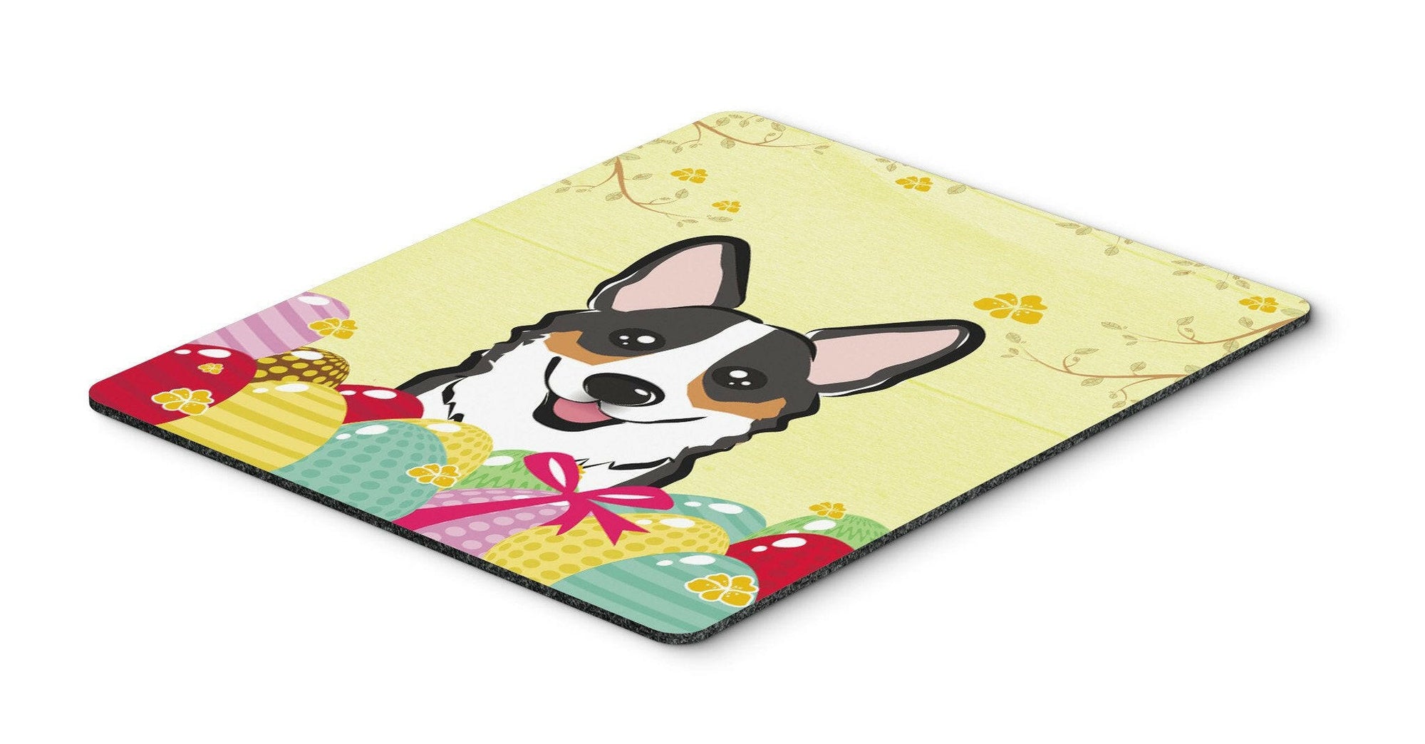 Tricolor Corgi Easter Egg Hunt Mouse Pad, Hot Pad or Trivet BB1937MP by Caroline's Treasures