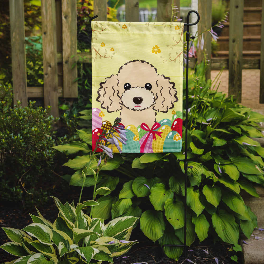 Buff Poodle Easter Egg Hunt Flag Garden Size BB1940GF  the-store.com.