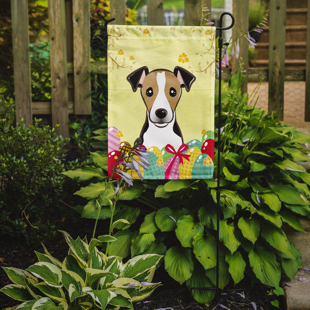 Jack Russell Terrier Easter Egg Hunt Flag Garden Size BB1943GF  the-store.com.