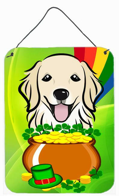 Golden Retriever St. Patrick's Day Wall or Door Hanging Prints BB1949DS1216 by Caroline's Treasures