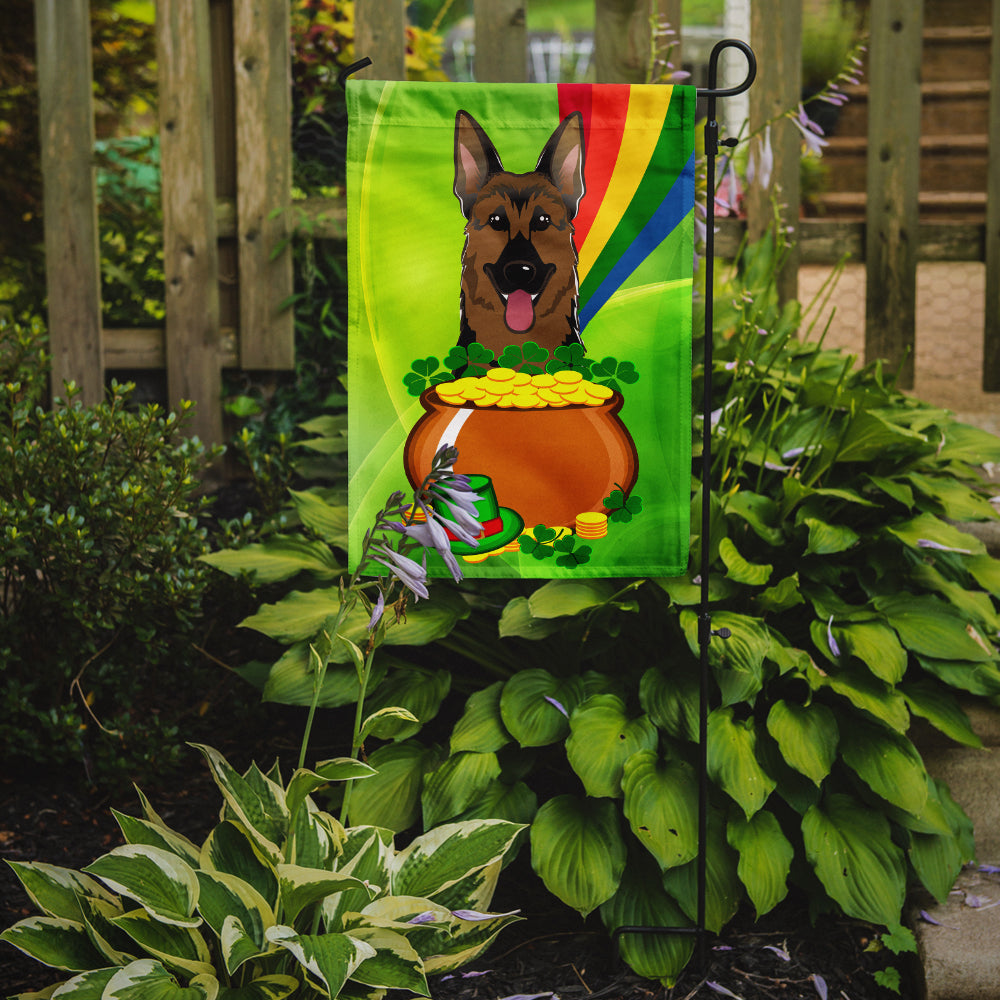 German Shepherd St. Patrick's Day Flag Garden Size BB1955GF.