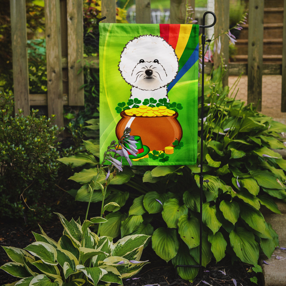 Bichon Frise St. Patrick's Day Flag Garden Size BB1961GF.