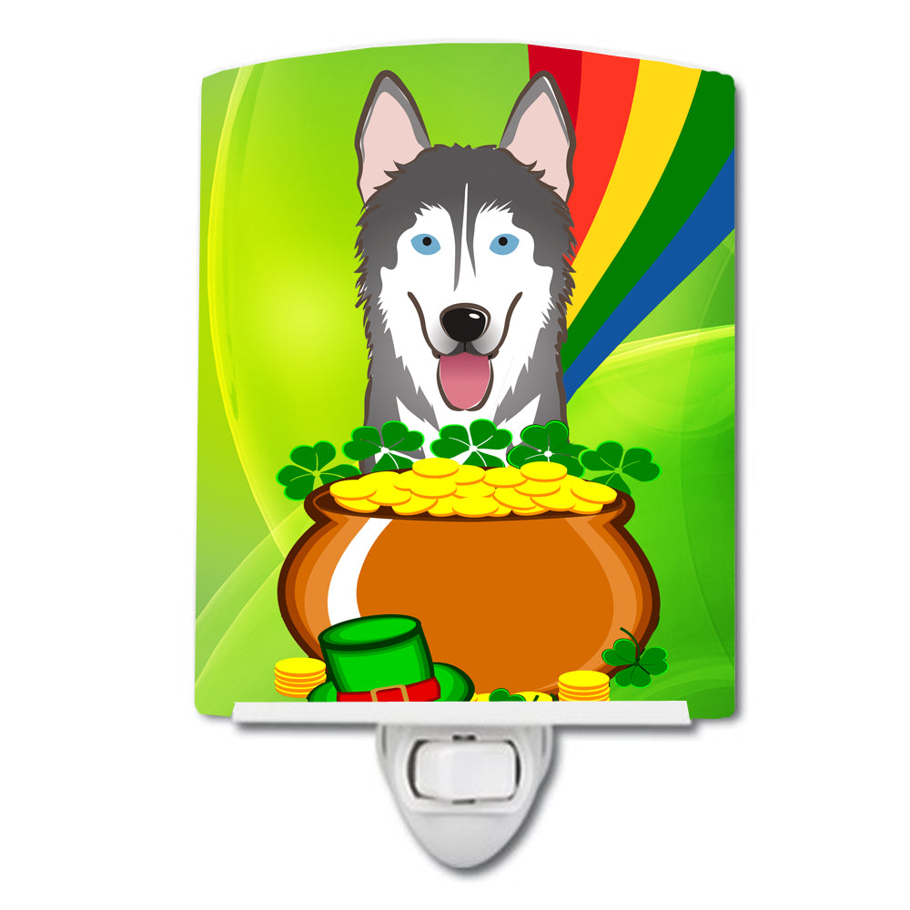 Alaskan Malamute St. Patrick&#39;s Day Ceramic Night Light BB1962CNL - the-store.com