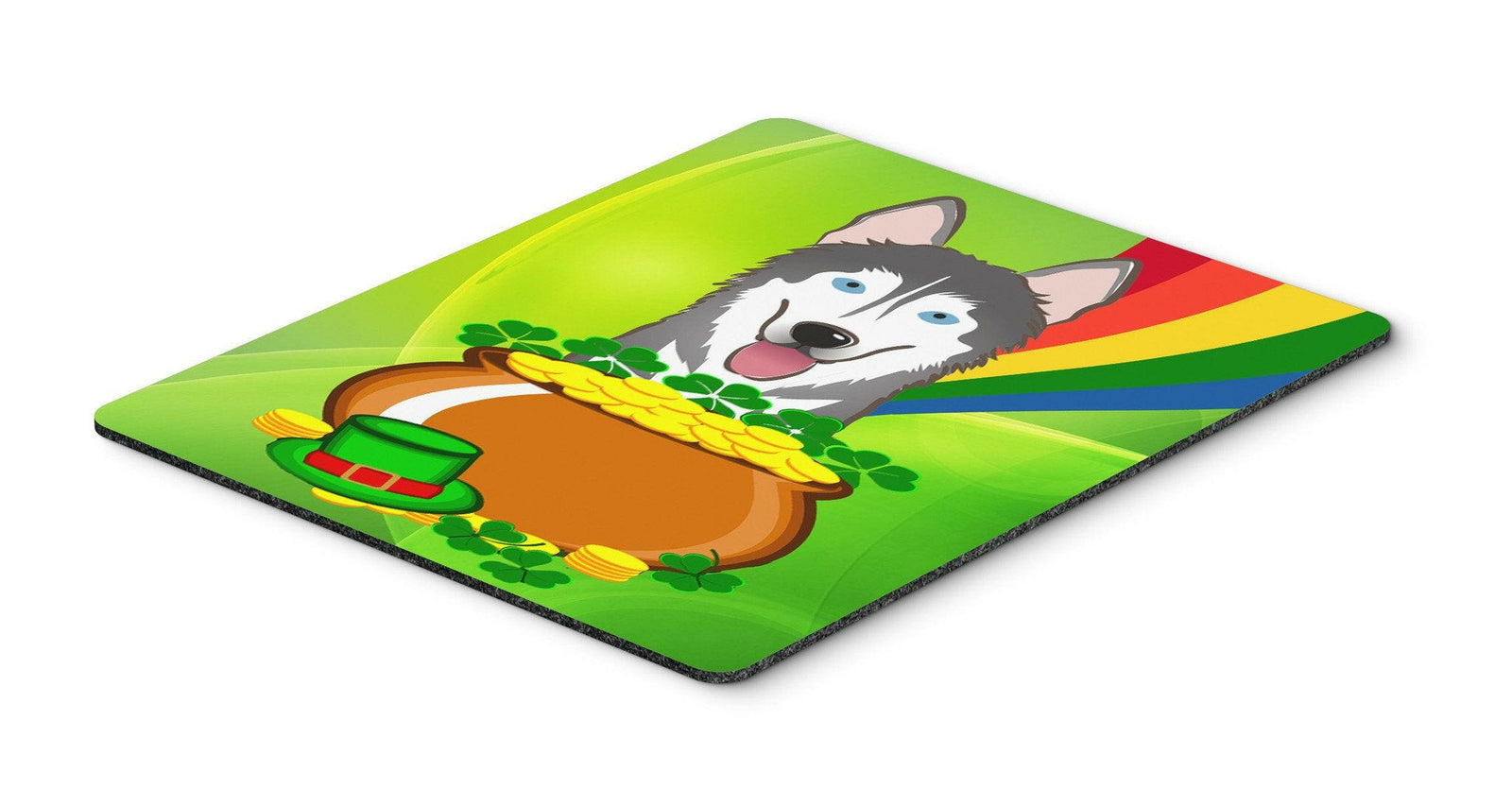 Alaskan Malamute St. Patrick's Day Mouse Pad, Hot Pad or Trivet BB1962MP by Caroline's Treasures